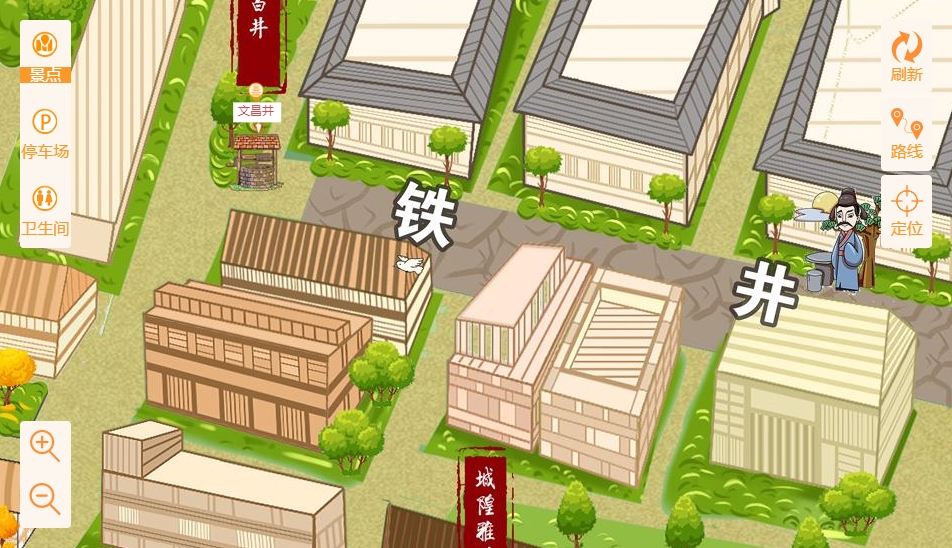 驿城智慧景区：手绘地图与语音导览的完美融合